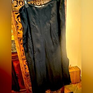 Coldwater Creek Black Midi Skirt